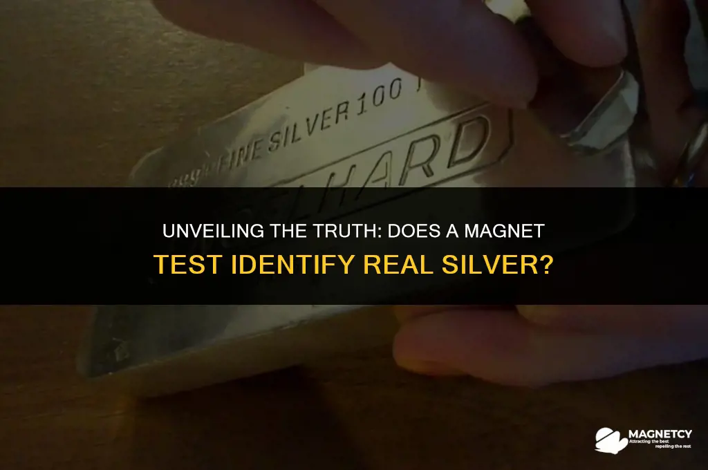 can you test silver with a magnet