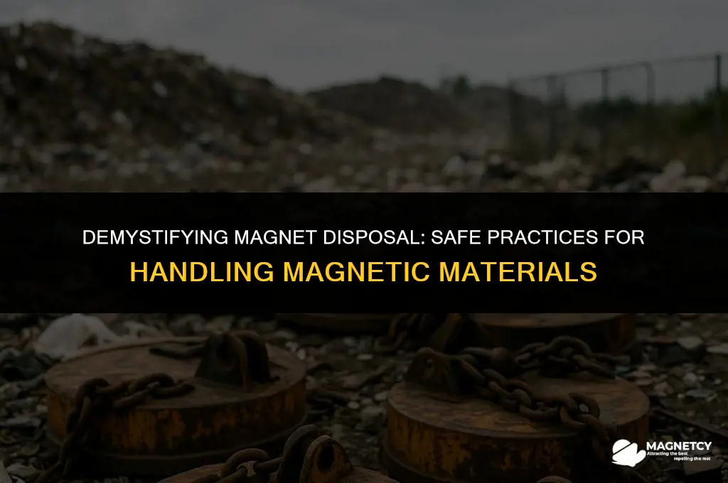 can you throw away magnets
