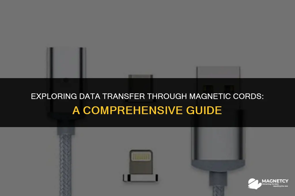 can you transfer data through a magnetic cord