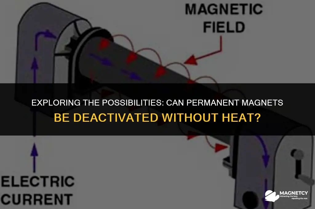 can you turn a permanent magnet off without heating it