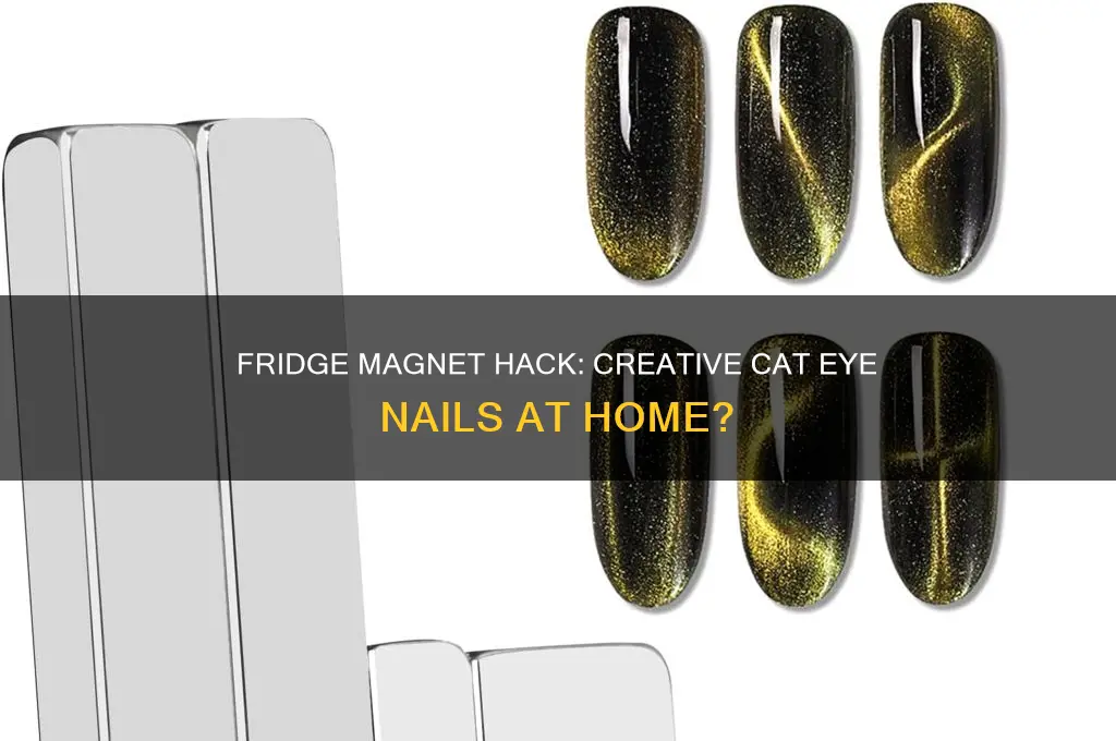 can you use a fridge magnet for cat eye nails