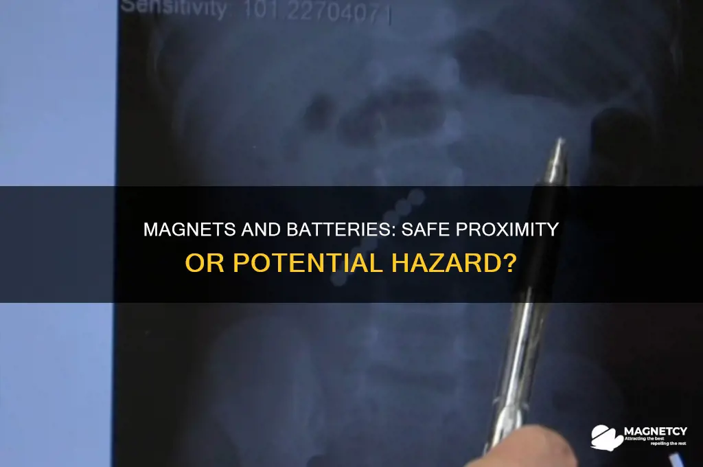 can you use a magnet next to a battery