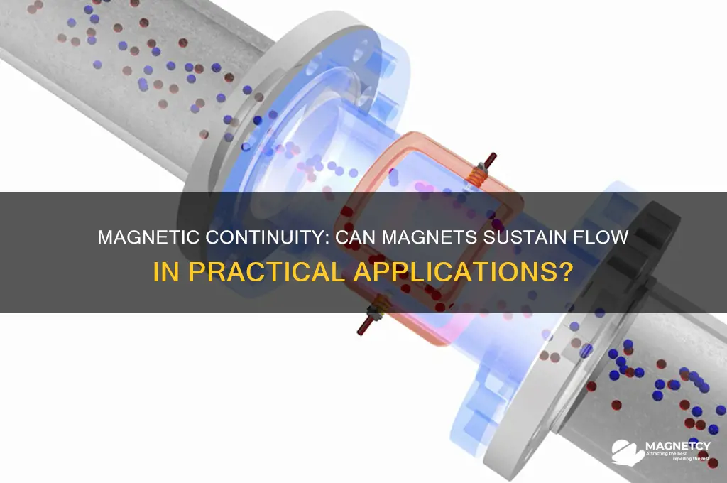 can you use a magnet to coniutne flow