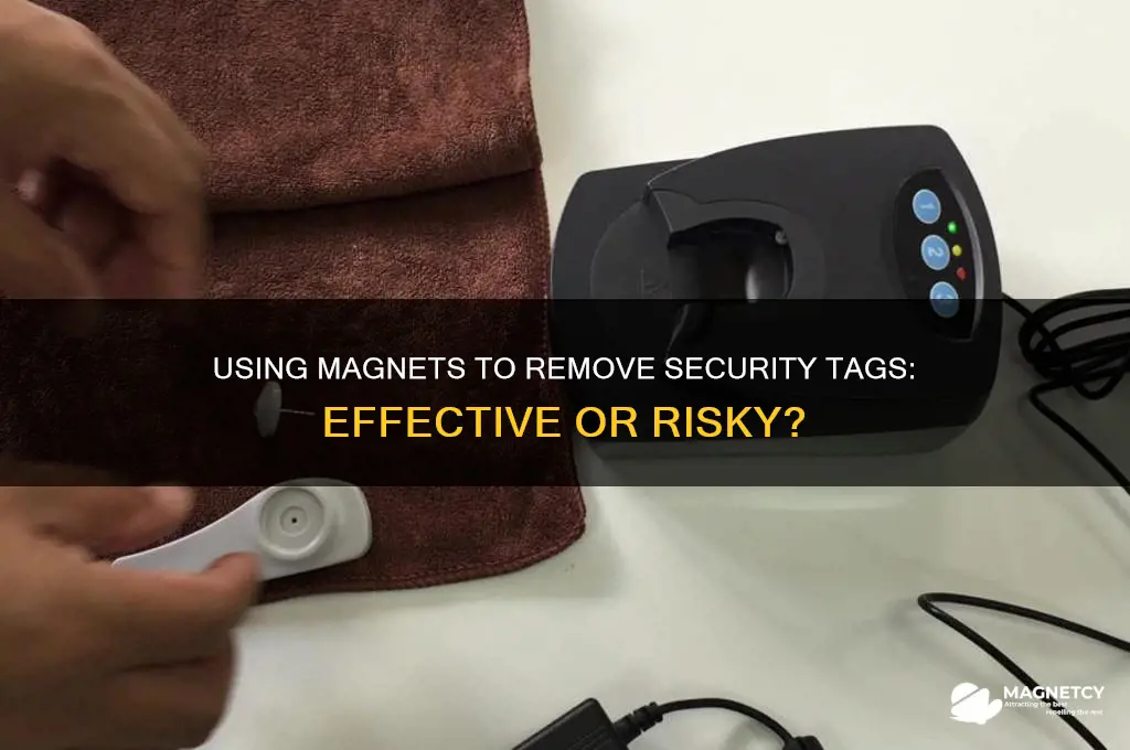 can you use a magnet to remove security tags