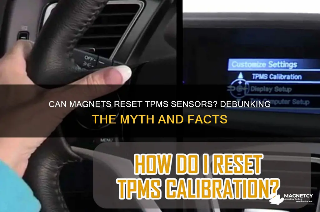 can you use a magnet to reset tpms