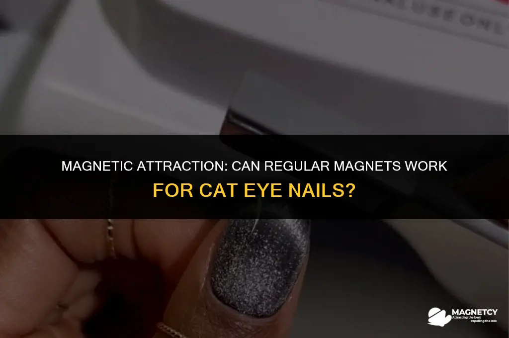 can you use a regular magnet for cat eye nails