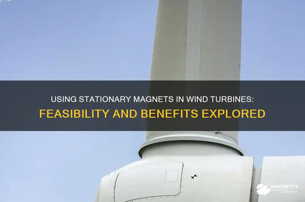 can you use a stationary magnet in a wind turbine