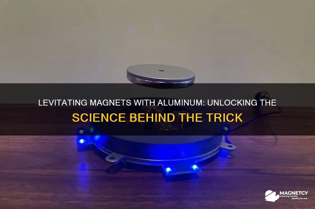 can you use aluminum to levitate a magnet