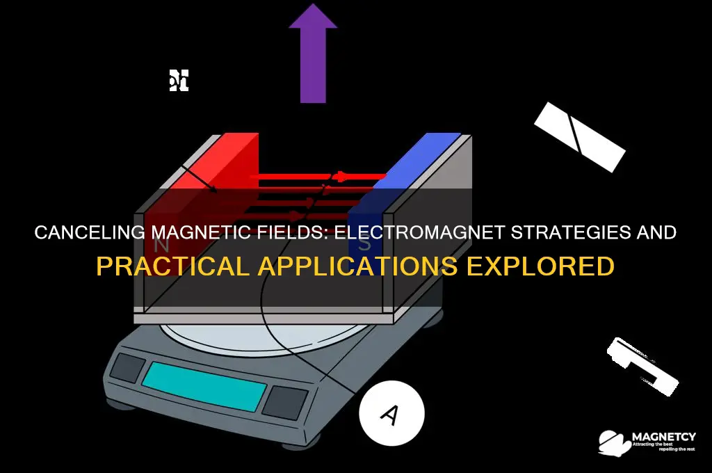 can you use an electromagnet to cancel magnetic field