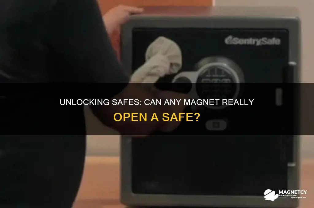 can you use any magnet to open a safe
