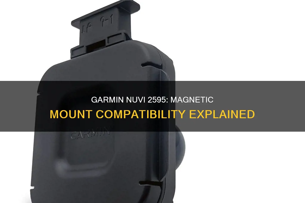 can you use garmin nuvi 2595 with a magnetic mount