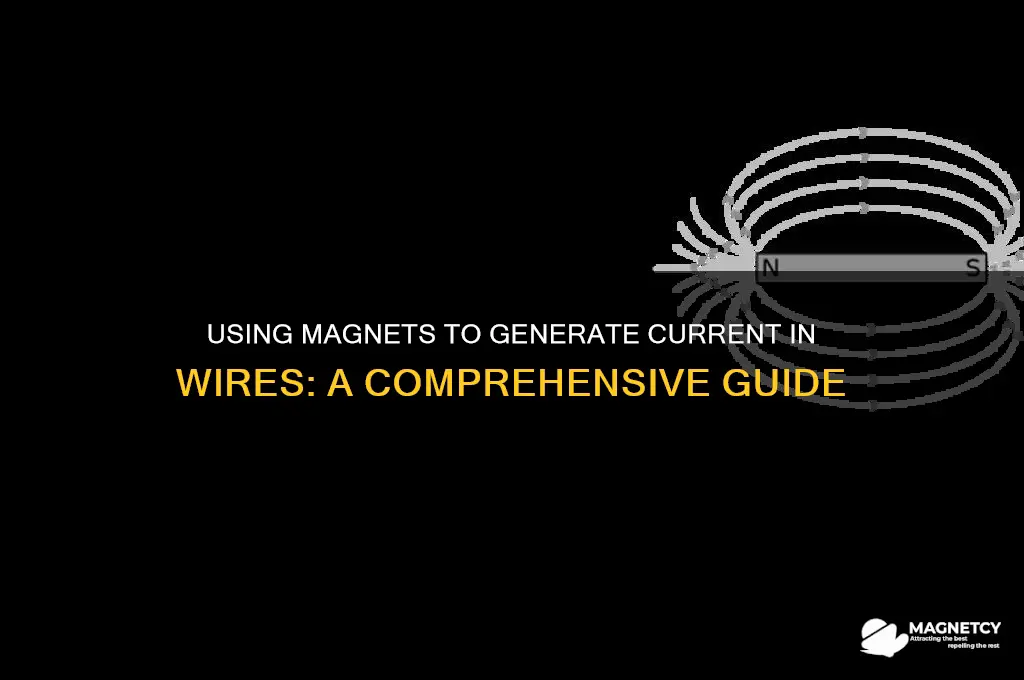 can you use magnet to induce current in wire
