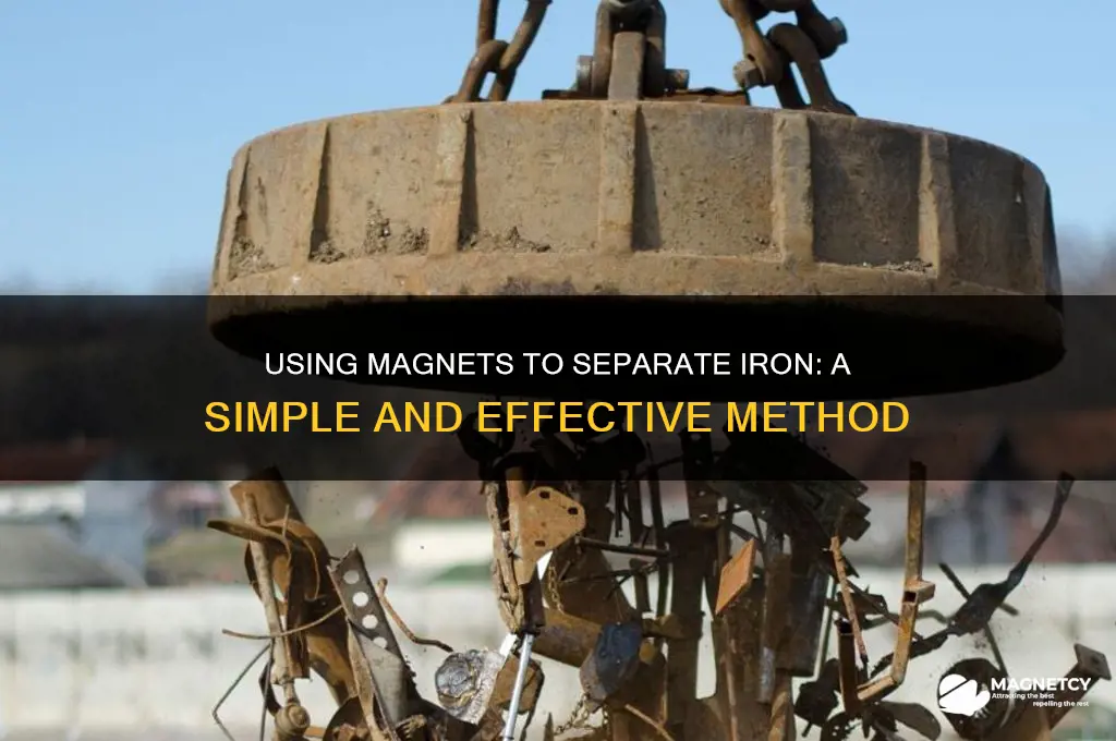 can you use magnet to seperate iron