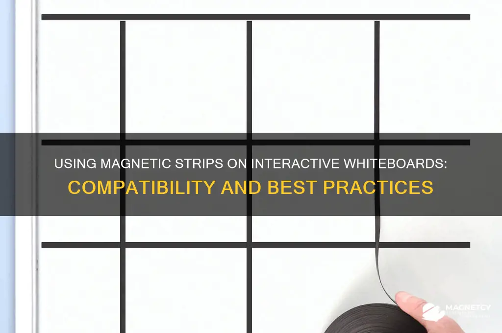 can you use magnetic strips on interactive whiteboards