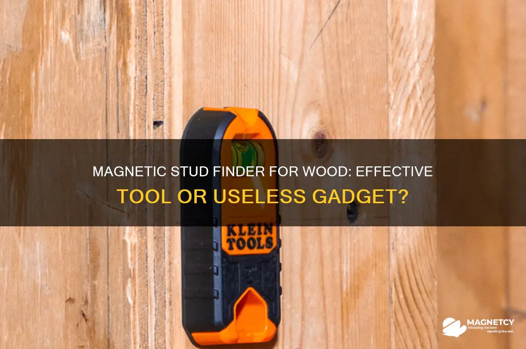 can you use magnetic stud finder for wood