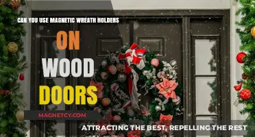 Magnetic Wreath Holders: Safe and Effective for Wood Doors?