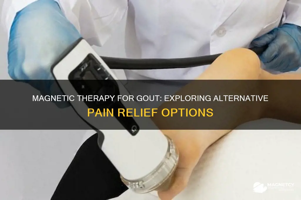 can you use magnets to create to treat gout