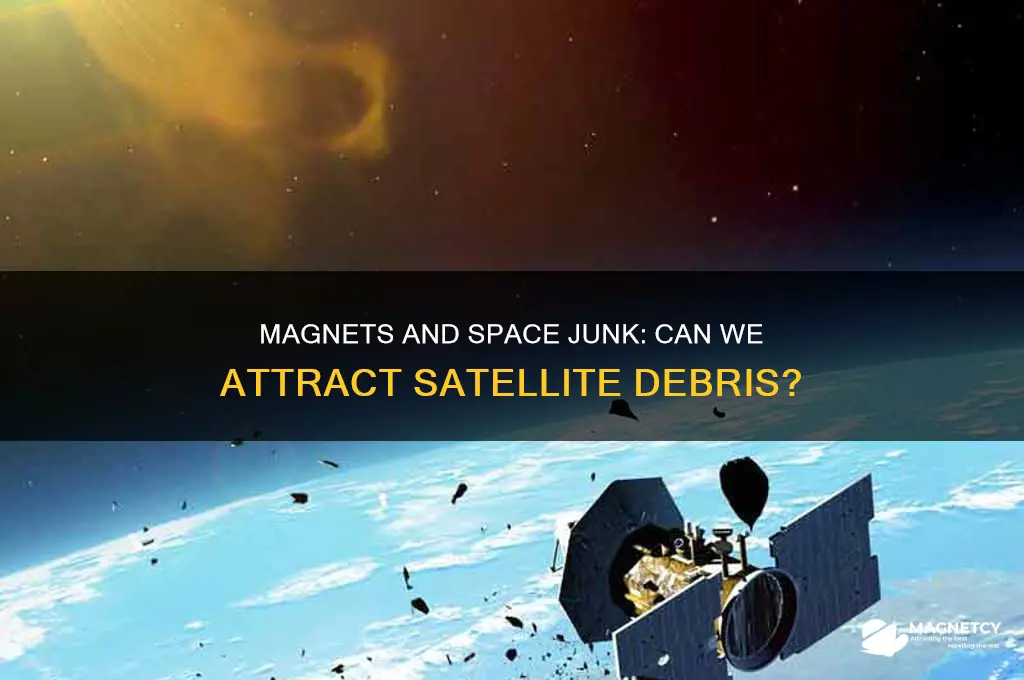 can you use s magnet to attract satellite debris