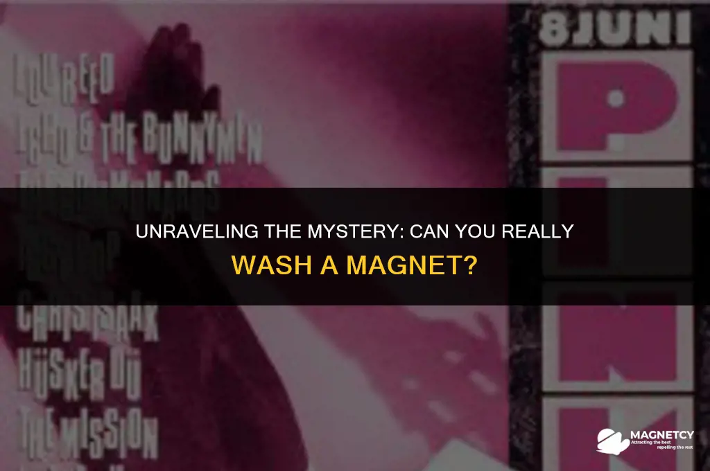 can you wash a magnet