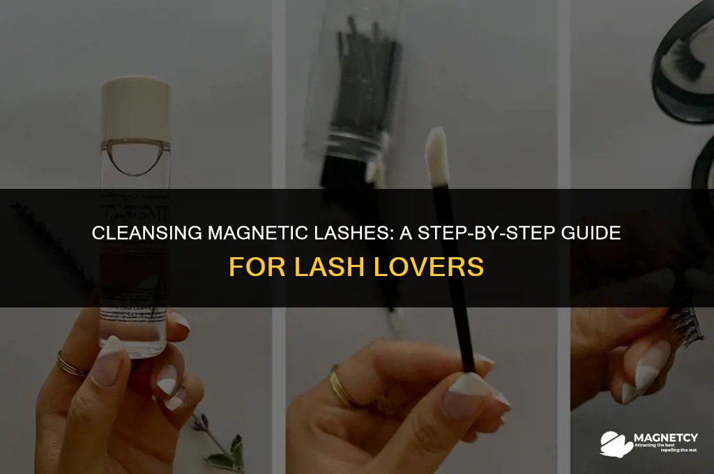can you wash magnetic eyelashes