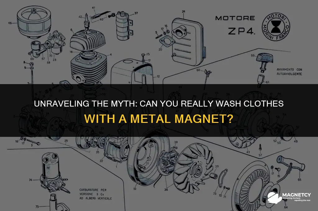 can you wash your clothes with a metal magnet