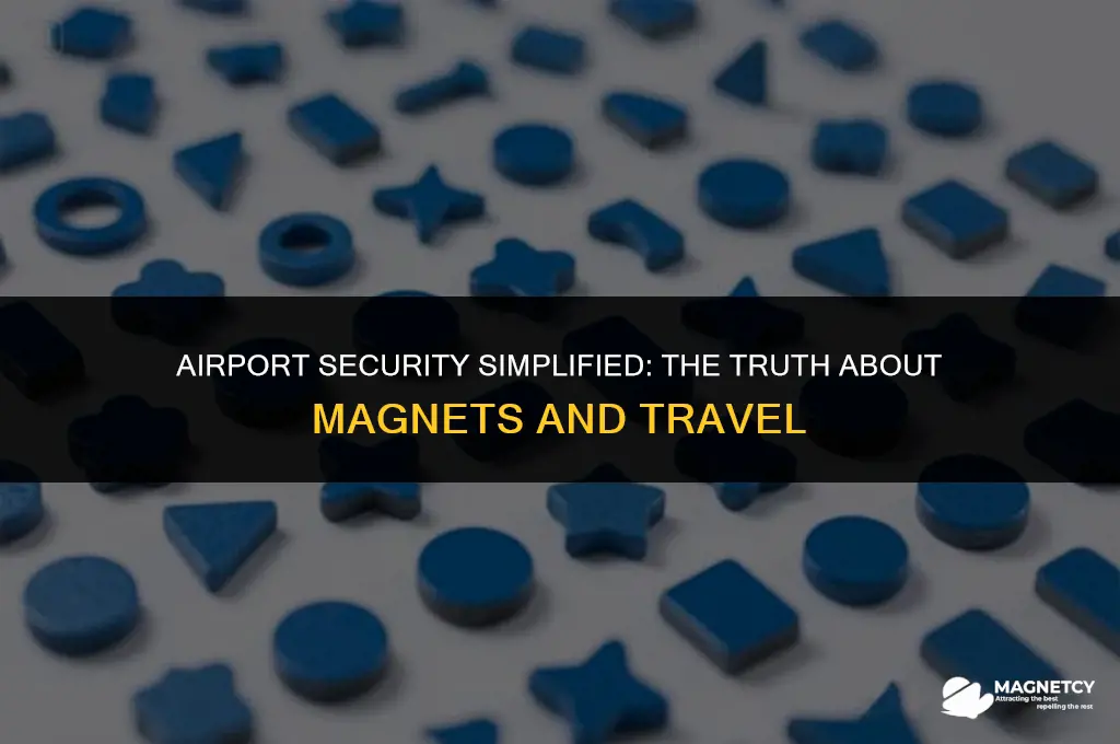 can you wear a magnets through airport security