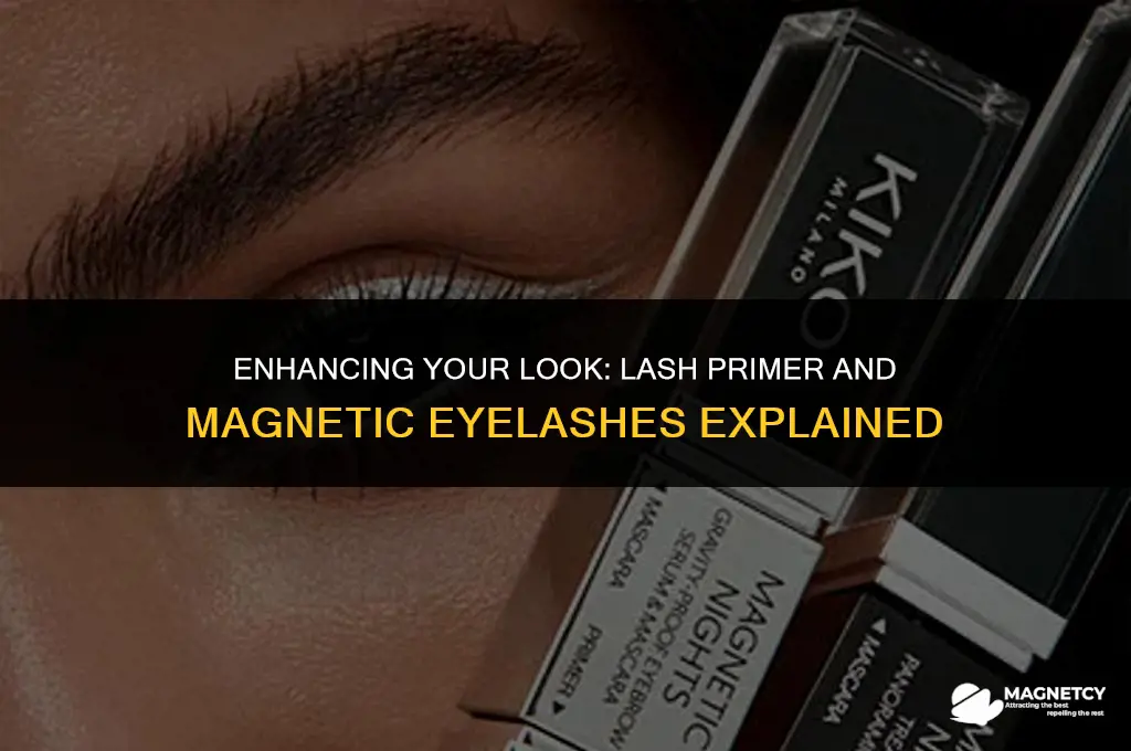 can you wear lash primer with magnetic eyelashes