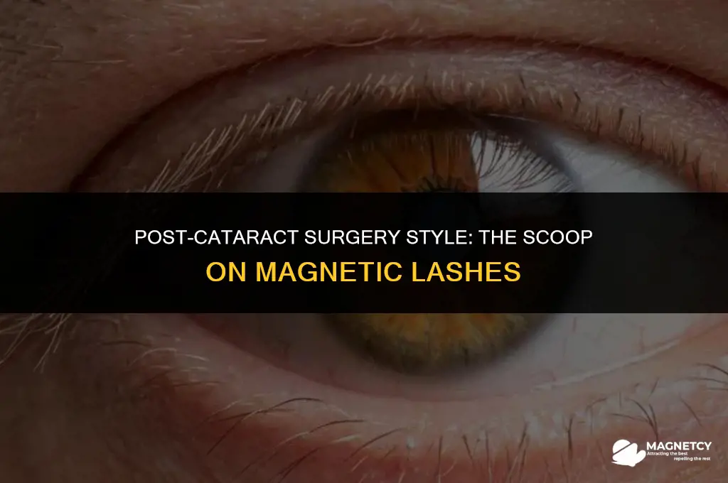 can you wear magnetic eyelashes after cataract surgery