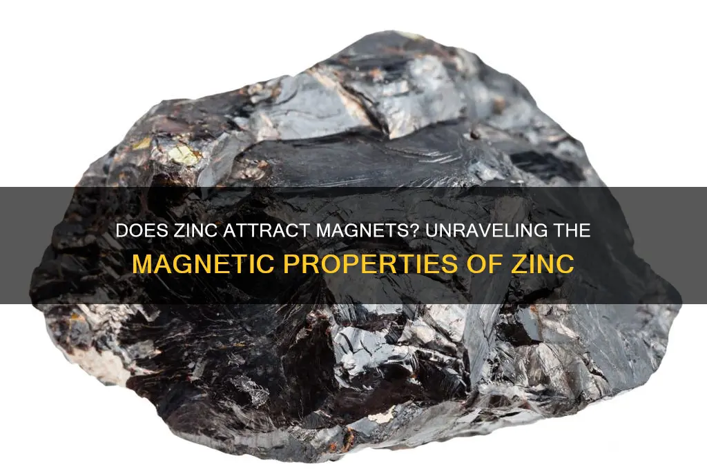 can zinc attract magnet