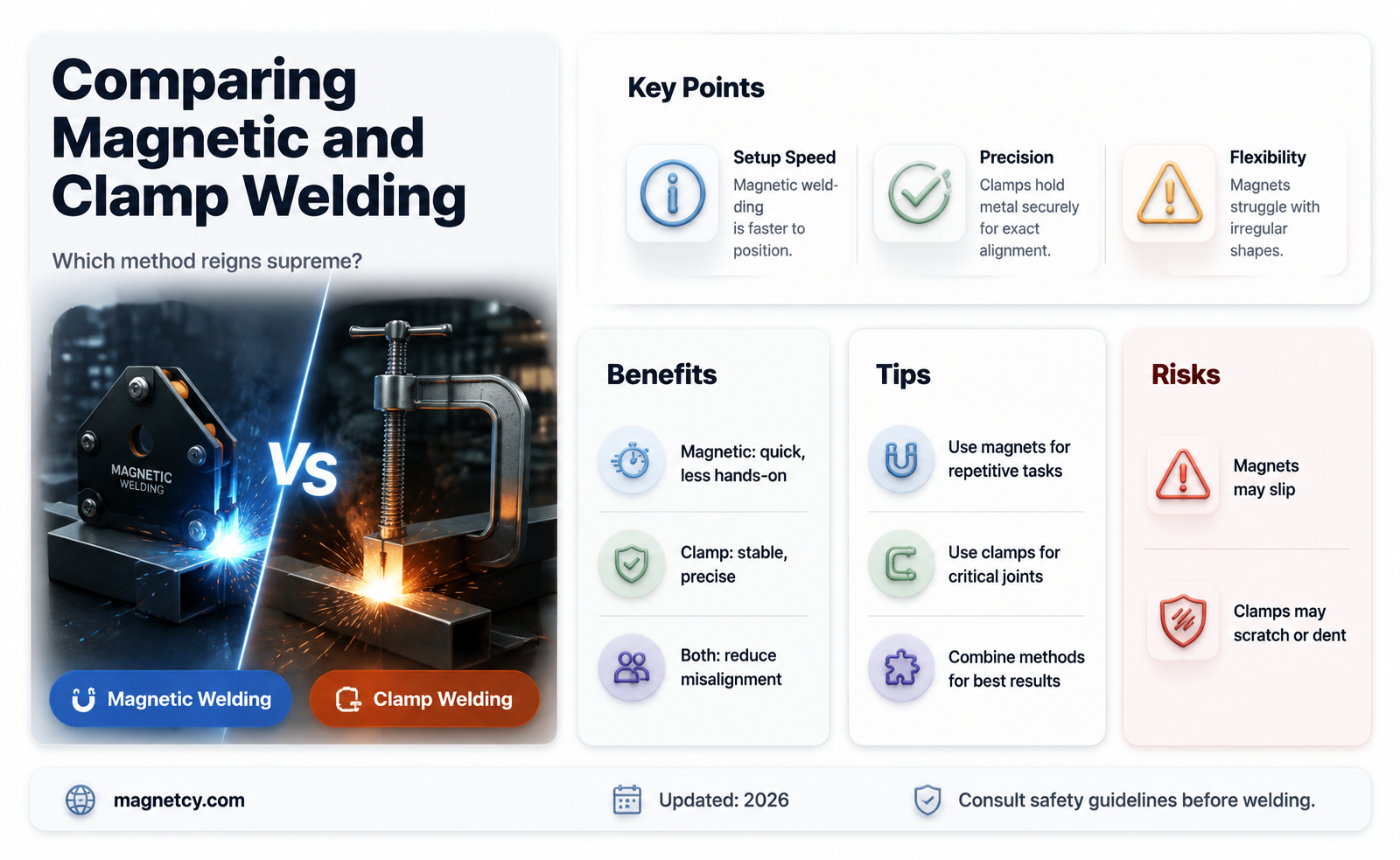 are magnets as good as clamps welding
