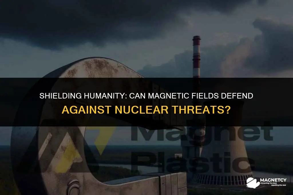 could a magnetic feild protectfrom a nuclear bomb