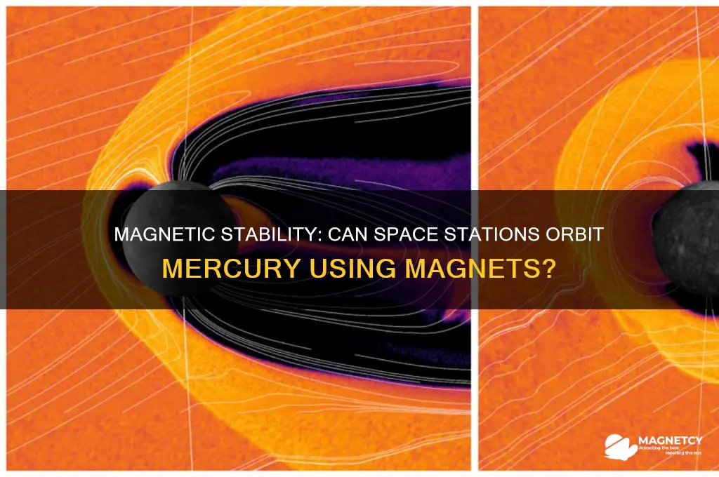 could a space station use magnets to stay on mercury