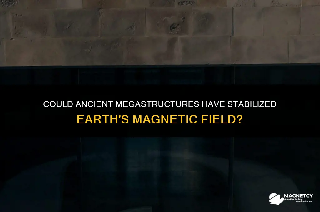could ancient structures stabilize magnetic field