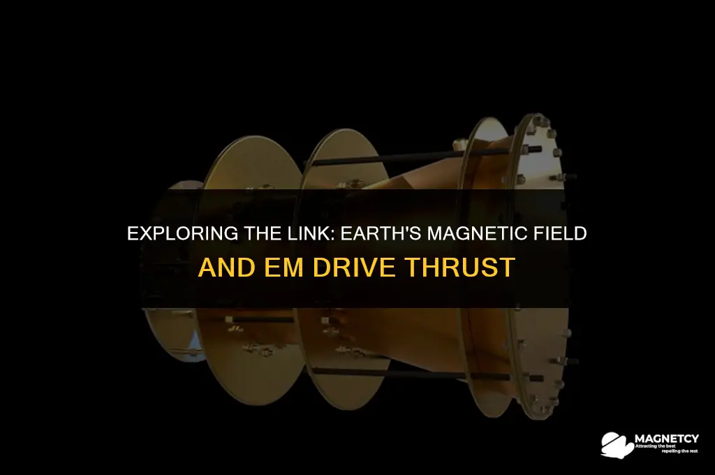 could emdrive thrust be coming from the earth