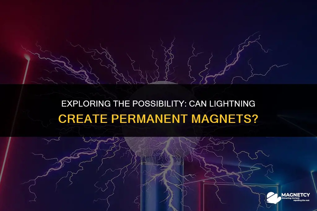 could lifhtning make permanent magnets