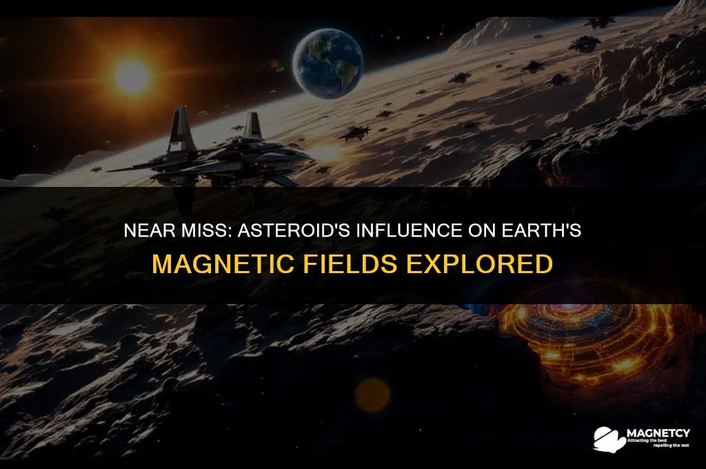 could the asteroid that missed earth being affecting magnetic fields