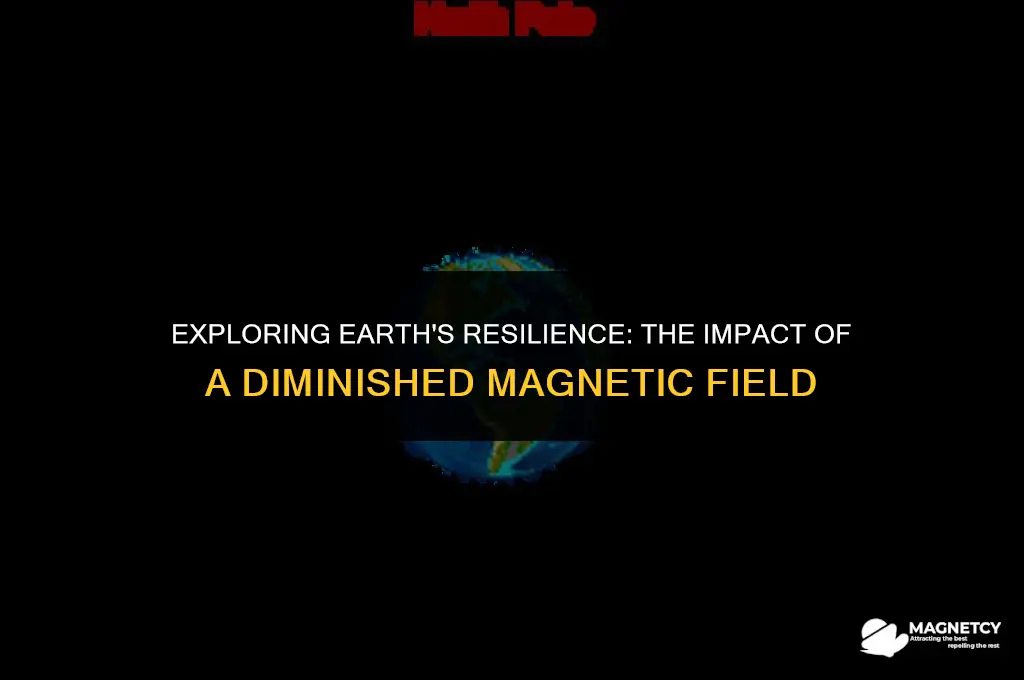 could the earth be fine with 1 10th magnetic field