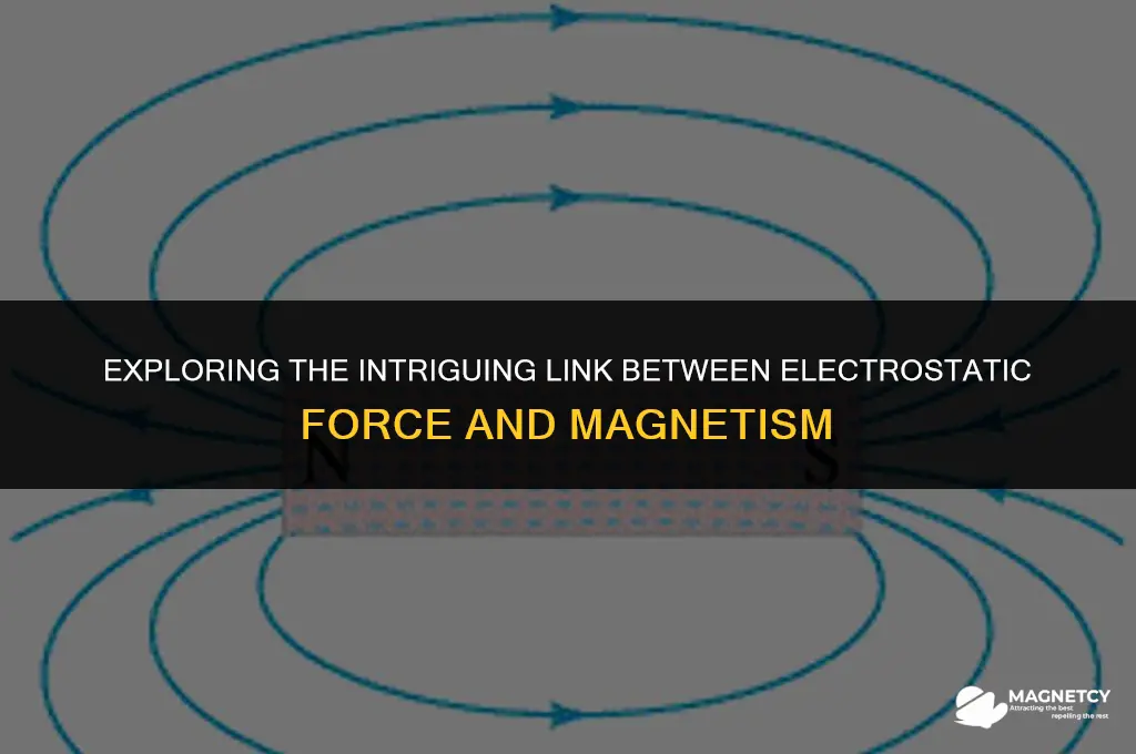 could the electrostatic force carry magnetic capabilities