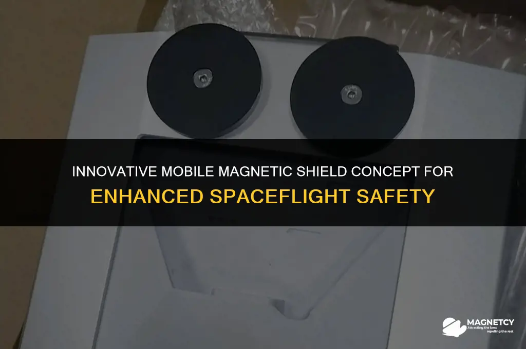 could we make a mobile magnetic shield for space flights