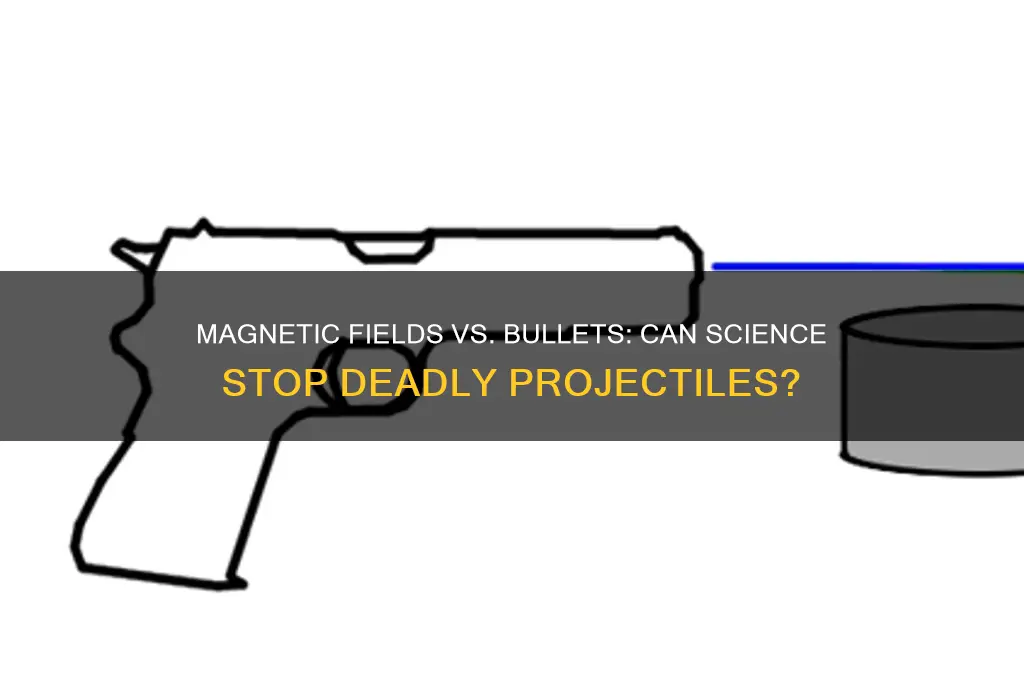 could we use a magnetic field to stop a bullet