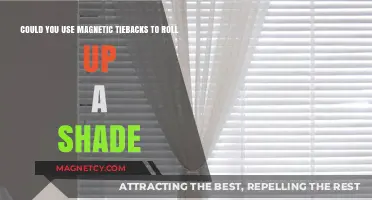 Magnetic Tiebacks: Creative Solution for Rolling Up Shades Effortlessly