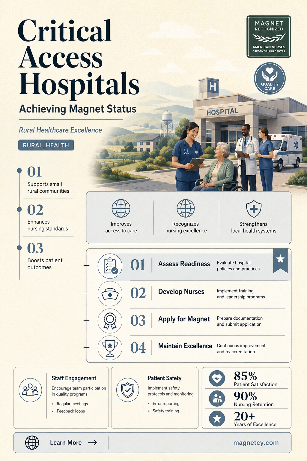 can a critical access hospital be magnet
