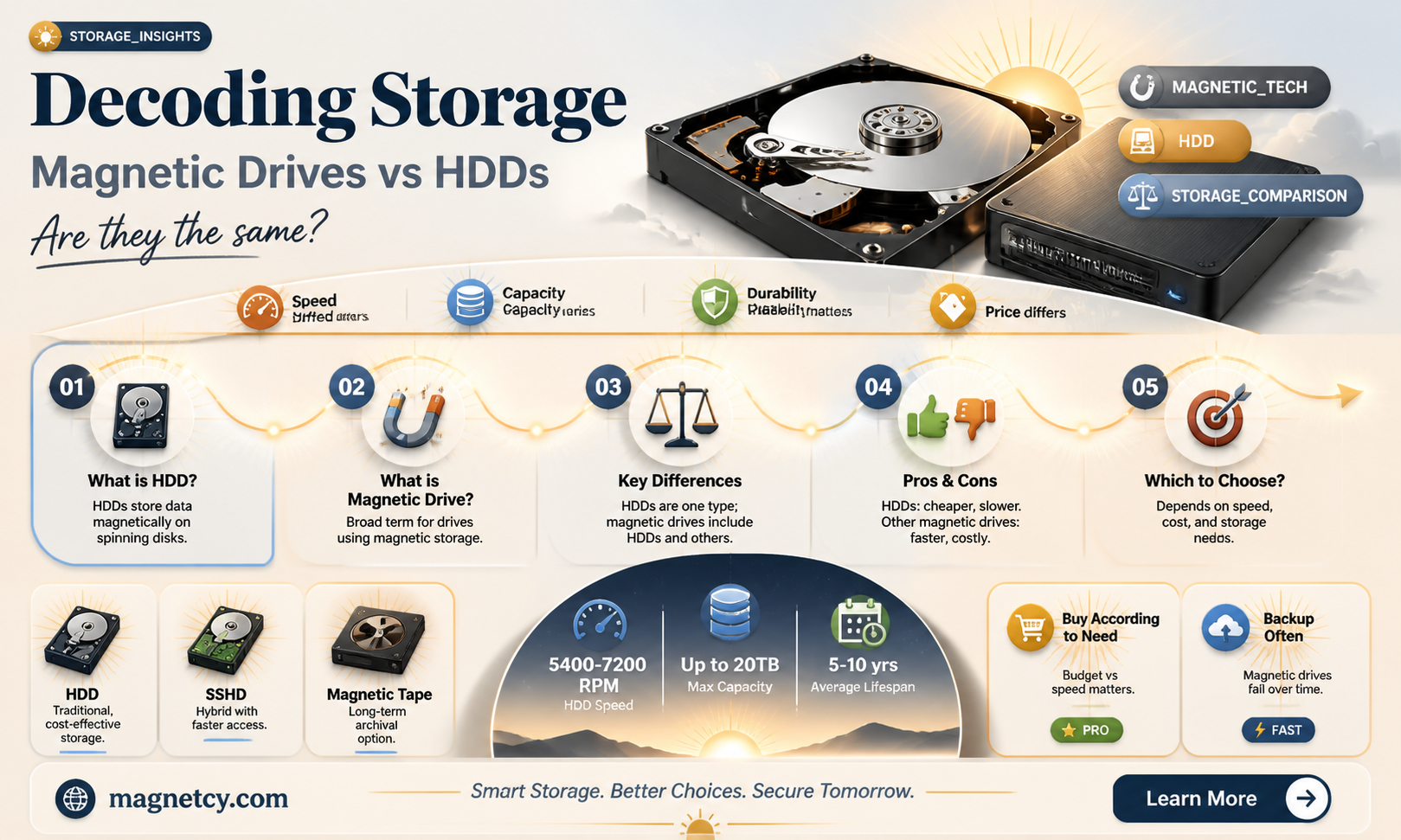 are magnetic drives the same as hard disk drive