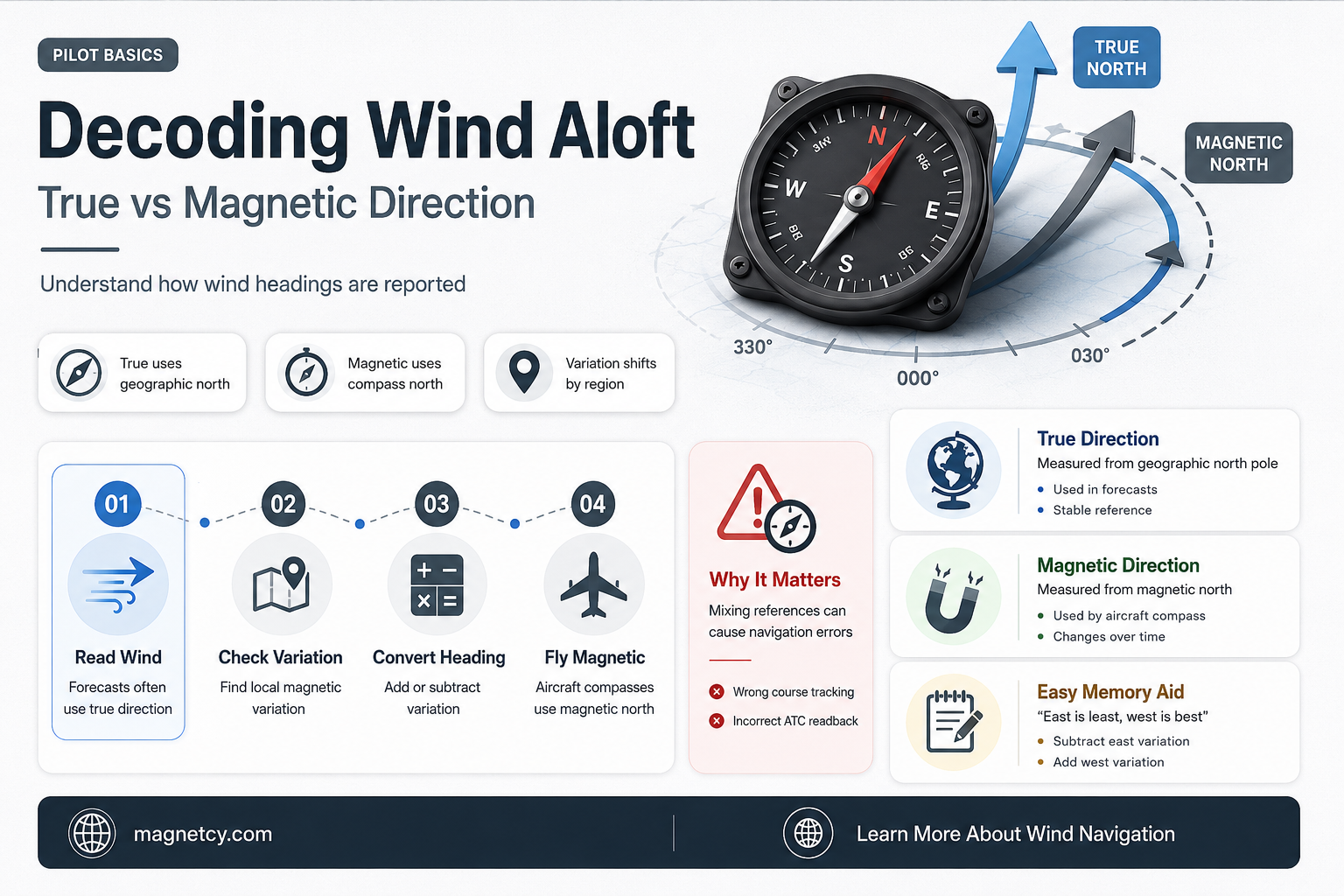 are winds aloft true or magnetic direction