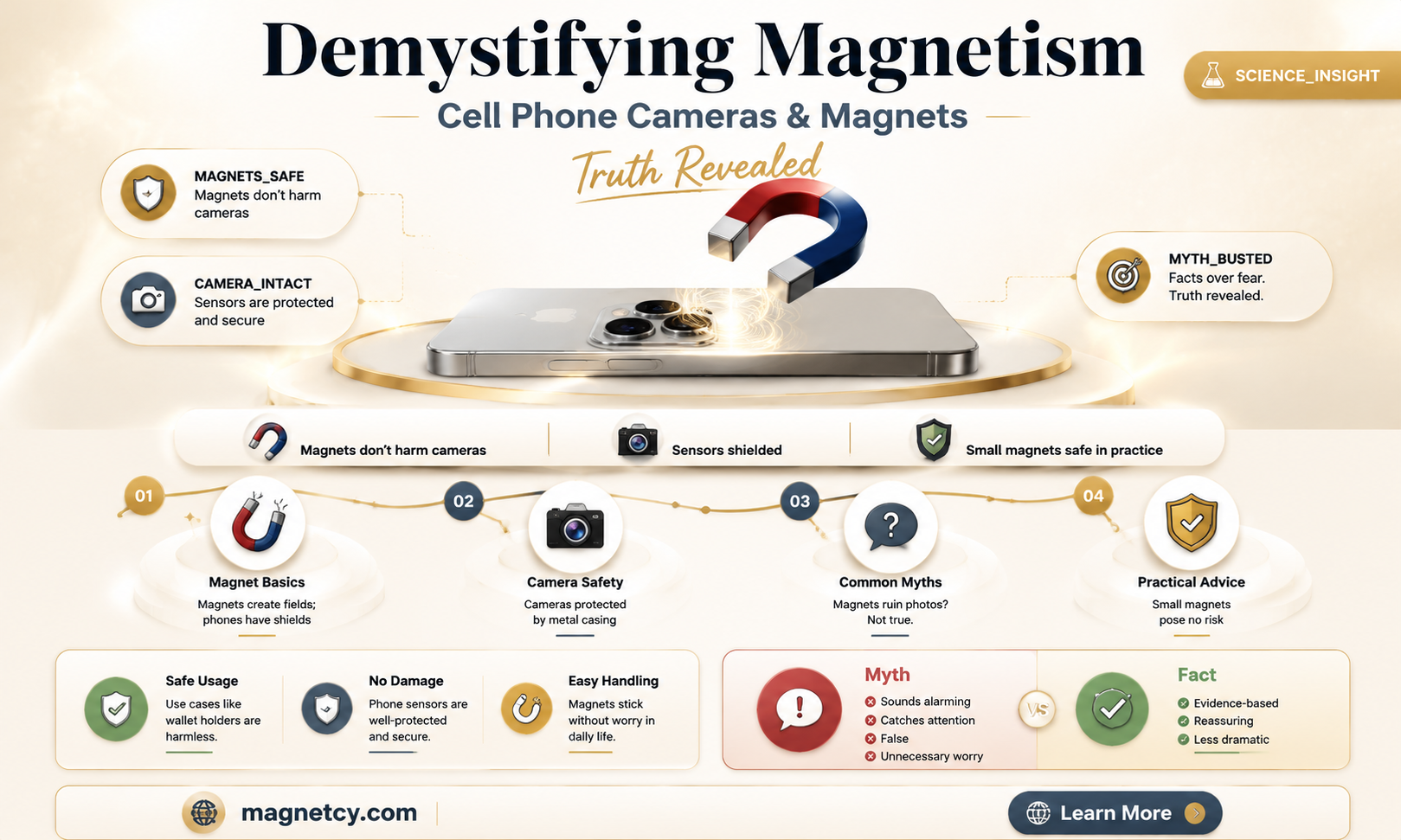 are magnets bad for cell phone cameras