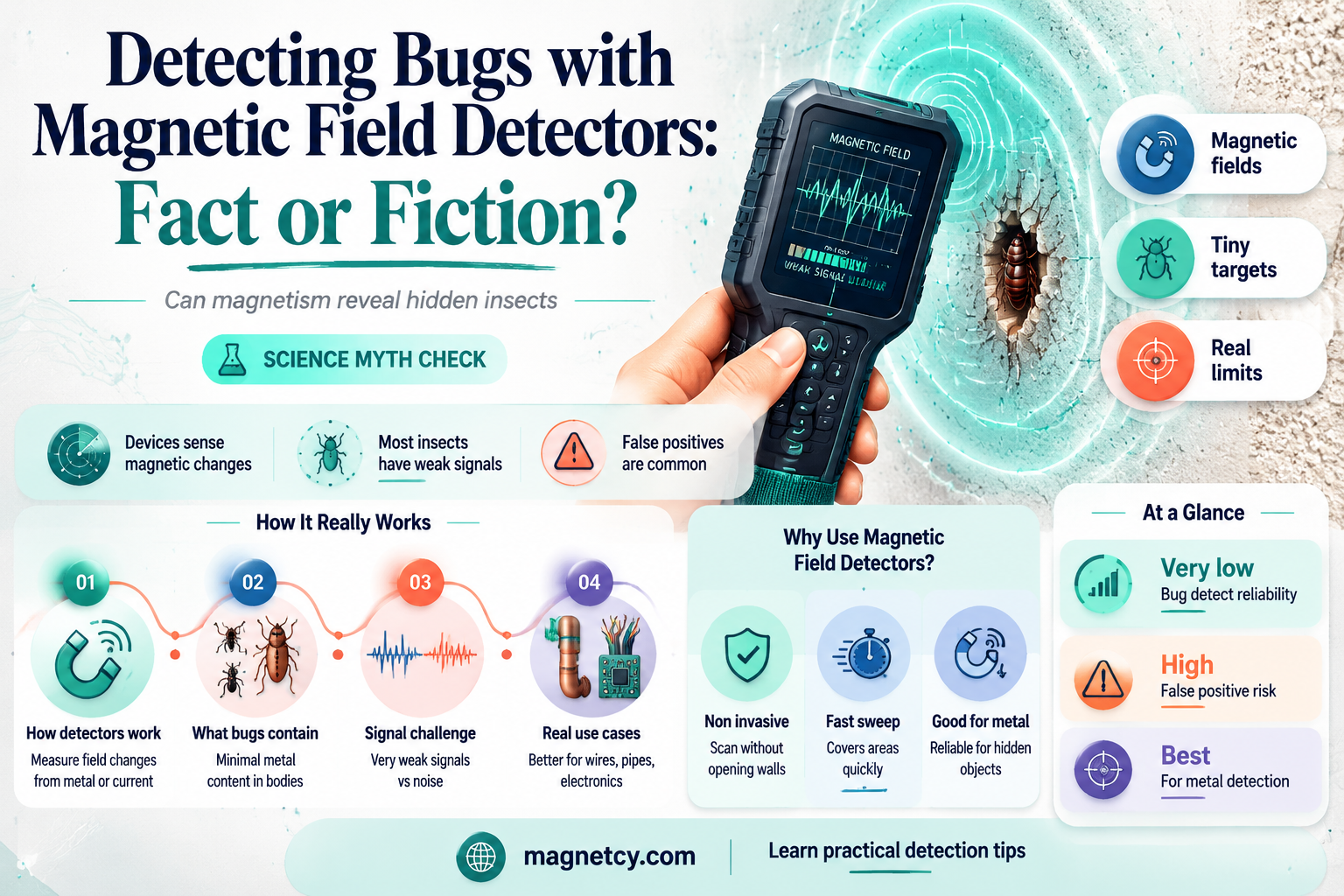 can a find a bug w a magnetic field detector