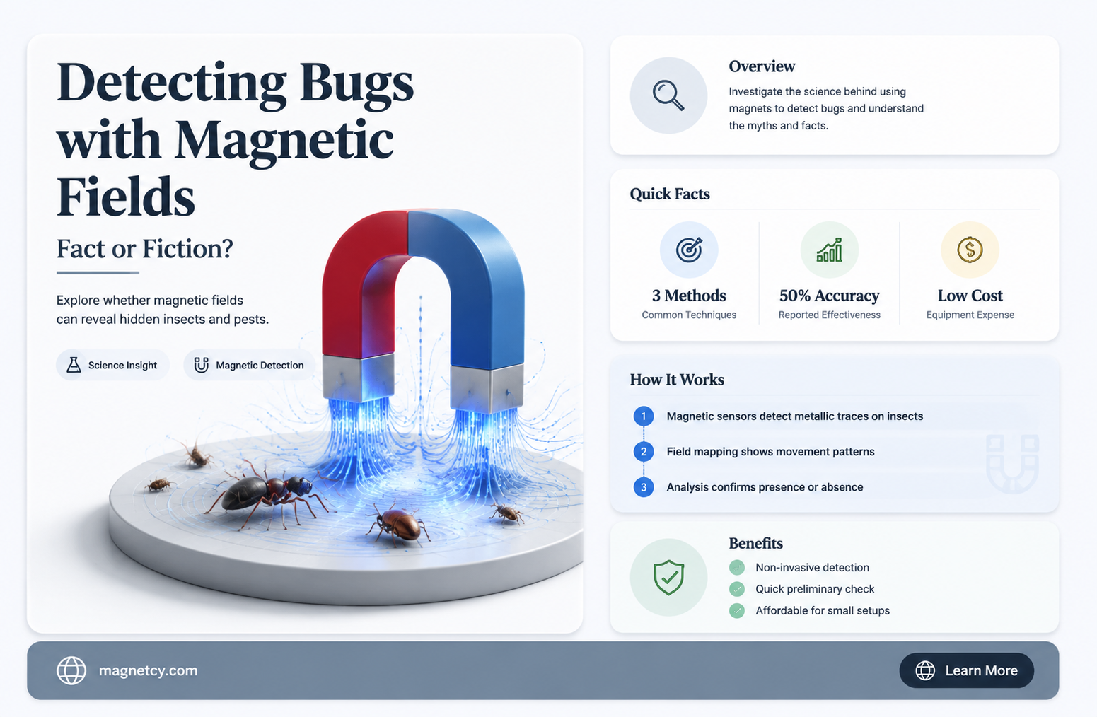 can a find a bug w a magnetic field