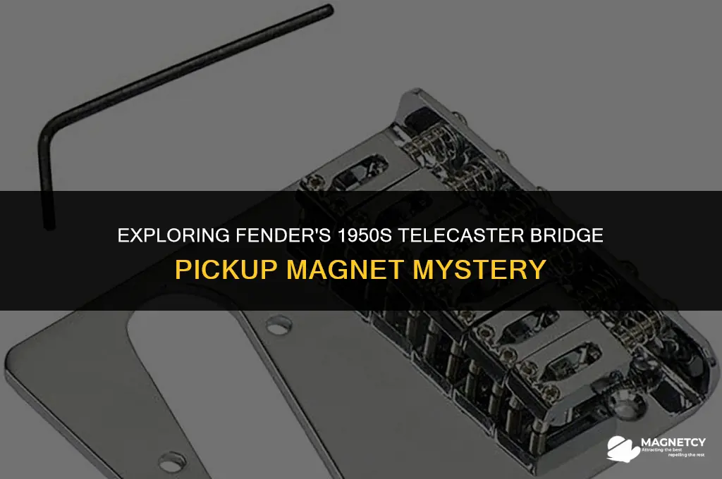 did fender us 195 magnets on their telecaster bridge pickup