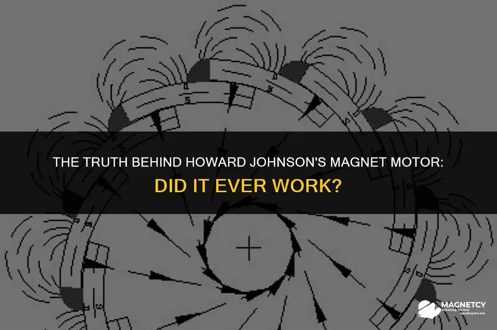 did howard johnsons magnet motor ever work