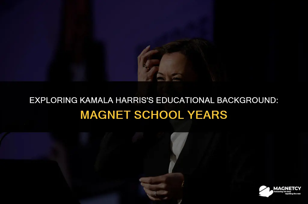 did kamala harris go to a magnet school